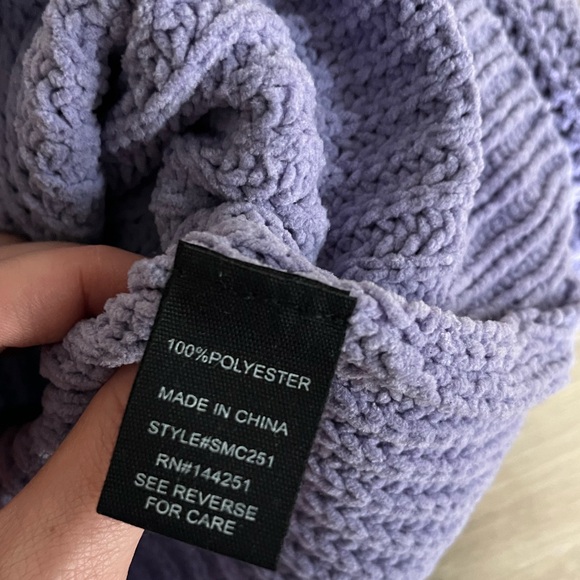 NWT Lavender Knit Sweater - Picture 4 of 6